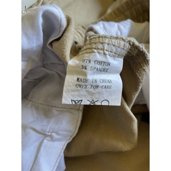 Men's Cargo Jogger Pants Soft Cotton Twill With Stretch Comfort Lounge Active - Picture 7 of 12